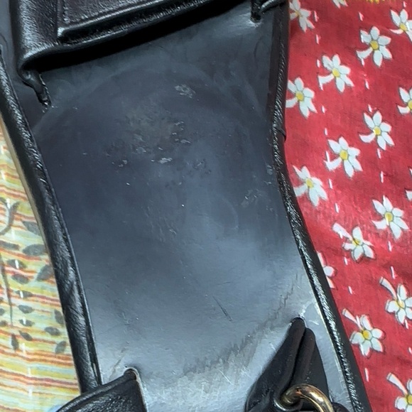 Beek Roo Black Leather Platform Sandal - Size 10 - Picture 6 of 8